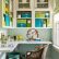 Office Desk Home Office 2017 Stylish On And Pantone Color Of The Year Greenery Turquoise 29 Desk Home Office 2017