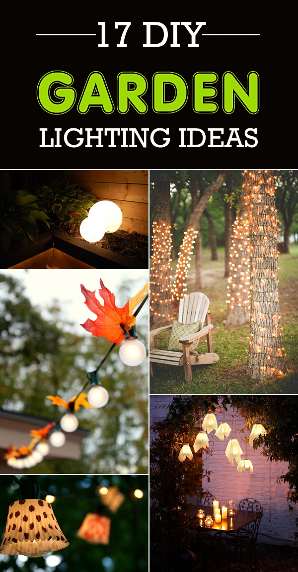 Other Diy Garden Lighting Ideas Plain On Other Inside 17 Gorgeous DIY 2 Diy Garden Lighting Ideas