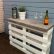 Diy Pallet Patio Bar Modern On Other With Regard To Tutorial Easy Made Using 2 Pallets 1001 1
