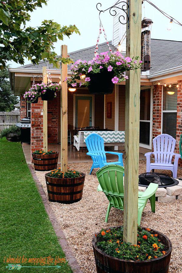 Home Diy Patio Ideas Pinterest Marvelous On Home For Outside Backyard Rustic 10 Diy Patio Ideas Pinterest