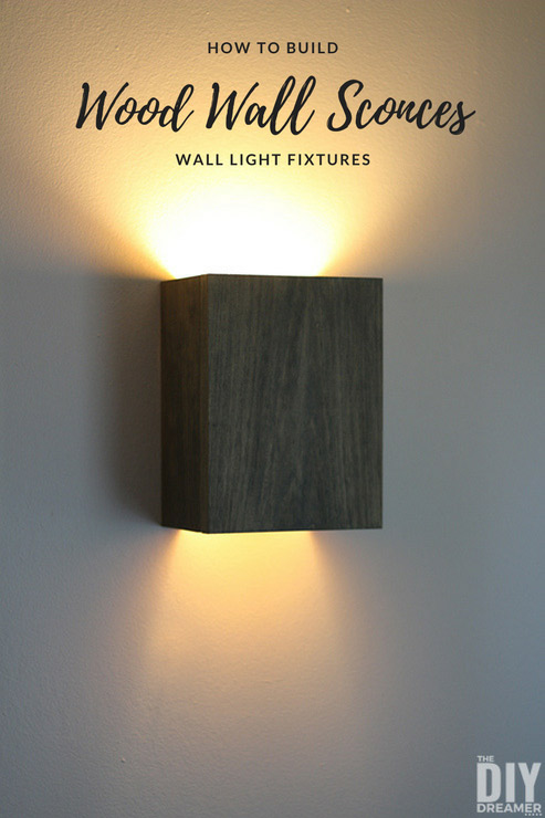 Interior Diy Wall Lighting Modest On Interior Inside How To Build Light Fixtures DIY Wood Sconces 0 Diy Wall Lighting