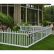 Fence Amazing On Home Intended For Zippity Outdoor Products 30 In X 4 7 Ft Madison No Dig Vinyl 2