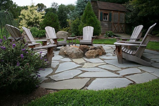 Other Flagstone Patio With Fire Pit Exquisite On Other And Natural Hometalk 0 Flagstone Patio With Fire Pit