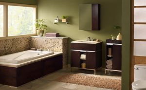 Green And Brown Bathroom Color Ideas