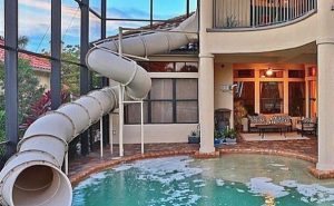 Home Indoor Pool With Slide