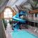 Home Home Indoor Pool With Slide Wonderful On Regarding House Hotel Fiberglass Swimming 7 Home Indoor Pool With Slide