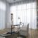 Home Home Office Curtains Remarkable On Throughout Sheer Curtain Ideas Contemporary With Bookshelves 11 Home Office Curtains