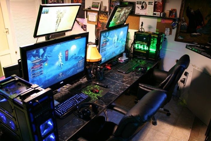 Home Home Office Gaming Computer Lovely On In Endearing Pc Desk Setup Innovative 18 Home Office Gaming Computer