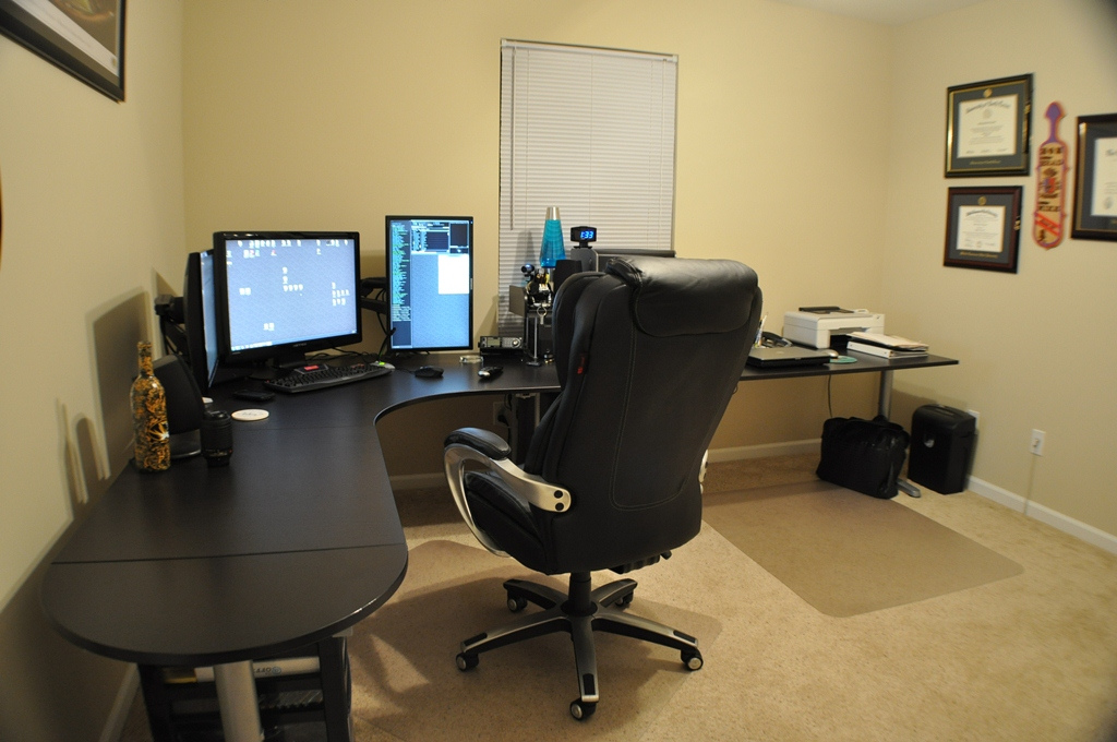 Home Home Office Gaming Computer Modest On Within Setup Workstation Setups 4 Home Office Gaming Computer