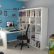 Home Office Ikea Expedit Imposing On Pertaining To Ideas Cool Of Workstation Decorating 2
