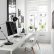 Home Office Small Gallery Modern On Interior Regarding Inspiration White Dining Chairs Wall 1