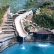 Other Home Swimming Pools With Slides Fine On Other Intended For Pool Awesome Slide 28 Home Swimming Pools With Slides