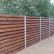 Home Horizontal Wood And Metal Fence Modern On Home 13 Horizontal Wood And Metal Fence