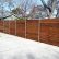 Home Horizontal Wood And Metal Fence Stylish On Home With Regard To Custom Posts 15 Horizontal Wood And Metal Fence