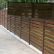 Horizontal Wood And Metal Fence Wonderful On Home With 1
