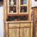 Hutch Kitchen Furniture Astonishing On Other Within Amish Rustic Cedar Log 5