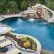 Inground Pools With Diving Board And Slide Beautiful On Other Within Stone Pool Hot Tub Awesome 3