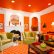 Home Interior Home Color Design Nice On Regarding The Underused How To Use Orange Indoors 17 Interior Home Color Design