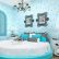 Kids Bedroom For Girls Blue Fresh On Wallpaper Color White Rabit Boys 3