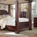 King Bedroom Sets Lovely On With Dumont Cherry 6 Pc Canopy Dark Wood 3