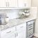 Kitchen Backsplash White Cabinets Remarkable On With Regard To Wine Fridge Grey Counters Home Sweet 2