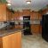 Kitchen Color Ideas With Oak Cabinets And Black Appliances Modest On Pertaining To Kitchens Granite Counter 4