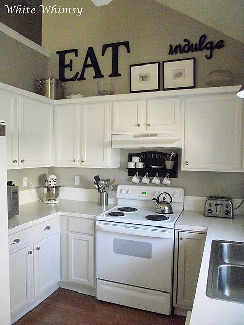 Kitchen Kitchen Decorating Ideas White Cabinets Stunning On And Black Accents Really Liking These Small Kitchens 0 Kitchen Decorating Ideas White Cabinets