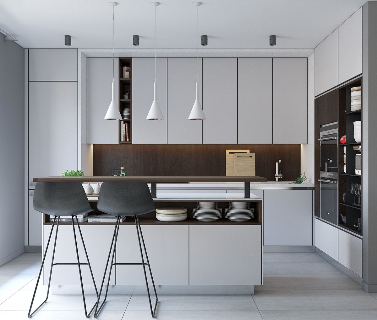 Kitchen Kitchen Modern Simple On Regarding 50 Designs That Use Unconventional Geometry 0 Kitchen Modern