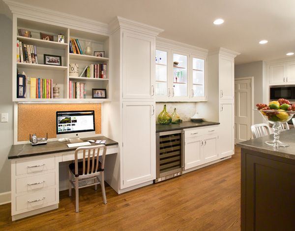 Kitchen Kitchen Office Nice On Pertaining To 20 Clever Ideas Design A Functional In Your 0 Kitchen Office