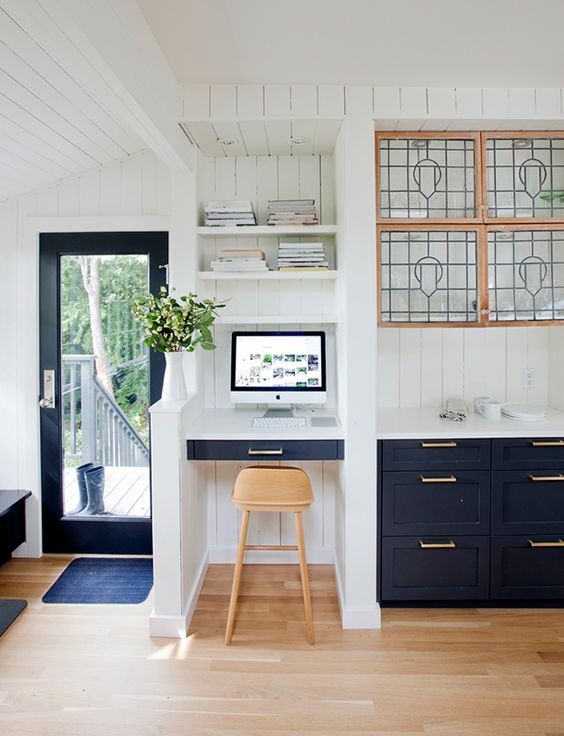 Kitchen Kitchen Office Nook Contemporary On Inside 25 Ideas To Incorporate An Into A DigsDigs 29 Kitchen Office Nook