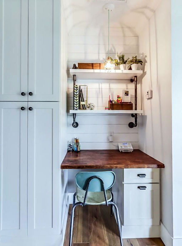 Kitchen Kitchen Office Nook Exquisite On With 28 Creative Small Home Ideas Designing Idea 15 Kitchen Office Nook