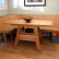 Kitchen Table With Bench Back Plain On Throughout White Seating 4