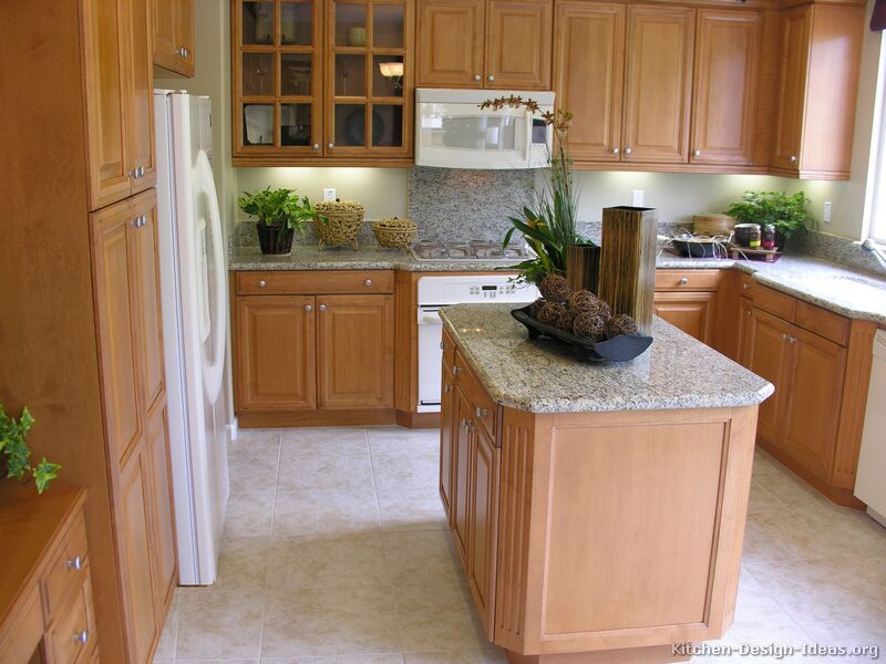 Kitchen Kitchens With Wood Cabinets And White Appliances Plain On Kitchen Regard To Traditional Light This 0 Kitchens With Wood Cabinets And White Appliances