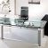 Large Glass Office Desk Fresh On And Desks For Home Furniture Youtube Regarding 3