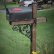 Other Mailbox Post Impressive On Other Within Wrought Iron Gecko Dress Up Kit Ornamental 24 Mailbox Post