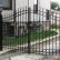 Metal Fence Gate Beautiful On Home Throughout Designs Sitez Co 5