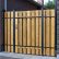 Home Metal Fence Gate Impressive On Home Within Slipfence Gates Fencing The Depot 13 Metal Fence Gate