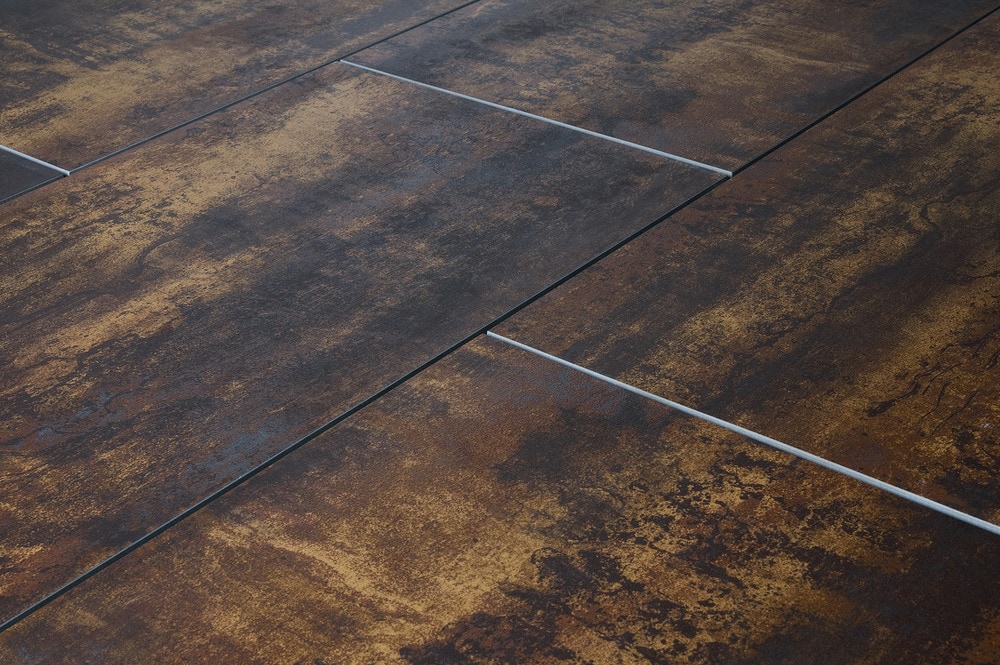 Floor Metal Floor Tiles Amazing On For FREE Samples Salerno Porcelain Tile Base Series Brown 24 X24 0 Metal Floor Tiles
