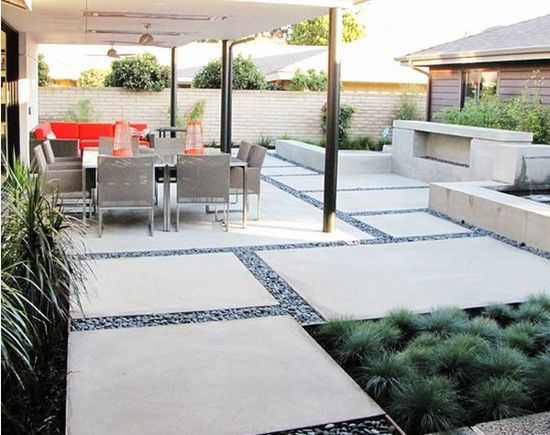 Home Mid Century Modern Concrete Patio Charming On Home For 114 Best Images Pinterest Decks Backyard 0 Mid Century Modern Concrete Patio