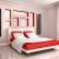 Modern Bedroom Black And Red Excellent On Regarding 41 Fantastic Bedrooms Pictures 1