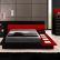 Modern Bedroom Black And Red Fresh On 5