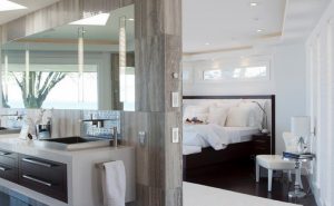 Modern Bedroom With Bathroom