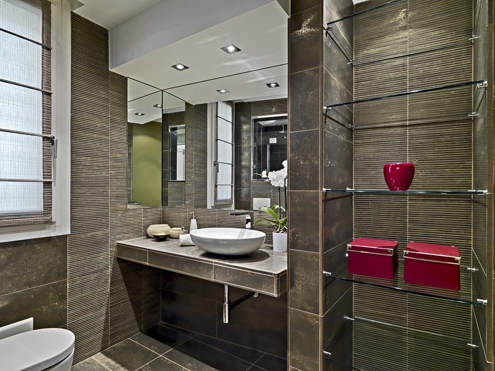 Bathroom Modern Half Bathroom Ideas Modest On Intended For Design 18 Modern Half Bathroom Ideas