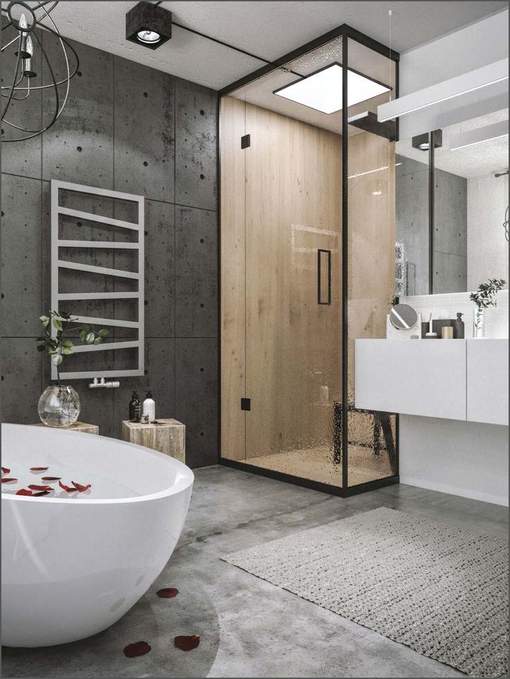 Bathroom Modern Half Bathroom Ideas On Pertaining To 47 New Design Sets 19 Modern Half Bathroom Ideas