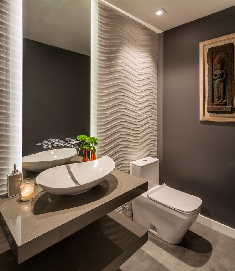 Bathroom Modern Half Bathroom Ideas Wonderful On Intended Clever For Beautiful Minimalist Decohoms 22 Modern Half Bathroom Ideas