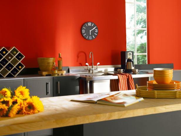  Modern Kitchen Wall Colors Magnificent On And Paint Pictures Ideas From HGTV 0 Modern Kitchen Wall Colors