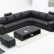 Modern Leather Couch Stylish On Living Room Pertaining To Sectional Sofa Set Table TOS LF 3330 BLACK 4