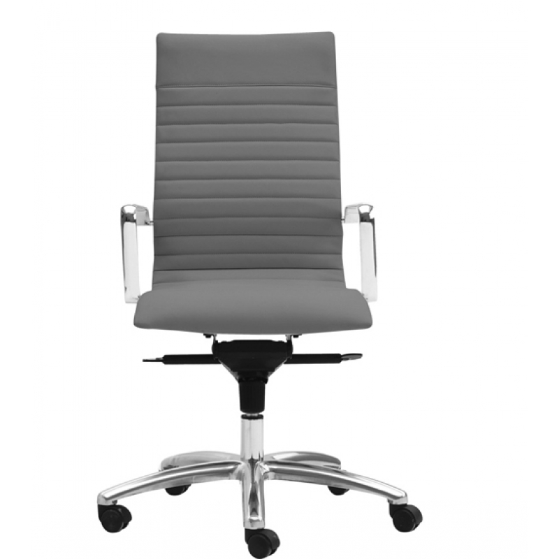 Office Modern Leather Office Chair Delightful On With Zetti High Back In White Charcoal Grey And 0 Modern Leather Office Chair
