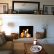Living Room Modern Living Room With Brick Fireplace Charming On And Serdalgur 26 Modern Living Room With Brick Fireplace