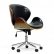Modern Office Chair Charming On Furniture Pertaining To Amazon Com Baxton Studio Bruce Walnut Black 2